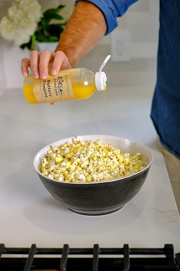 Amish Country Popcorn | 1 lb Bag | Medium Yellow Popcorn Kernels | Old Fashioned, Non-GMO and Gluten Free (Medium Yellow - 1 lb Bag)