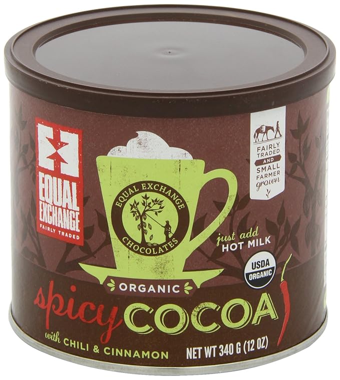 Equal Exchange Organic Spicy Hot Cocoa, 12-Ounce (Pack of 3)