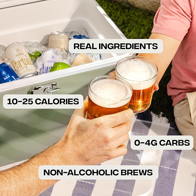 Partake Brewing Craft Non Alcoholic Beer, Variety Pack x 12 Fl Oz Cans - Low Calorie & Carb, No Sugar, All Natural Ingredients - Award-Winning Taste, Non Alcoholic Beer Without the Empty Calories