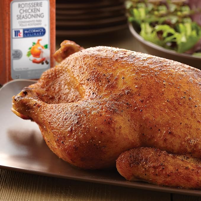 McCormick Culinary Rotisserie Chicken Seasoning, 24 oz - One 24 Ounce Container Chicken Seasoning Rub to Create Authentic, Slow Roasted Rotisserie Flavor