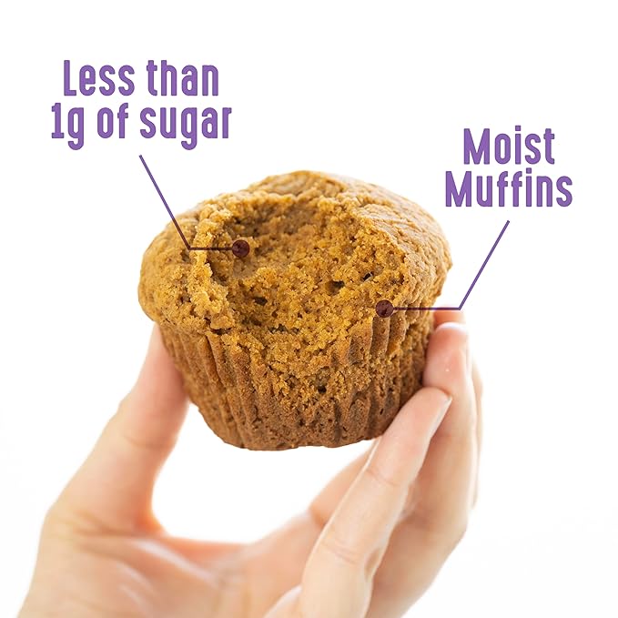 Lakanto Pumpkin Spice Muffin Mix - Sweetened with Monk Fruit, Allulose, Erythritol, Gluten Free, Nut Free, Fluffy, Great Tasting, Easy to Bake - Pumpkin Spice (9.9 Oz)