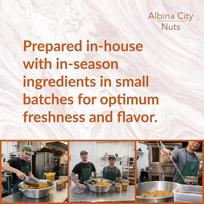 Albina City Nuts Toasted Corn ??Tasty Snack with a Gentle Crunch Made from Non-GMO Ingredients Free of Sulfites, Gluten, Artificial Flavors, and Preservatives ??1lb