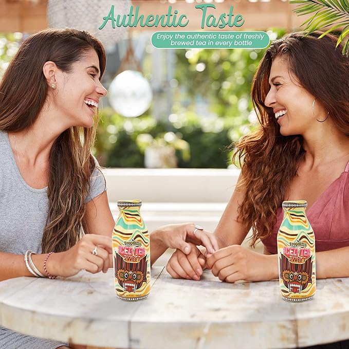 Tropikiss 12-Pack Sweet Iced Tea – Antioxidant-Rich Refreshing Drink | Natural Bottled Ice Tea | Healthy & Flavorful Beverage