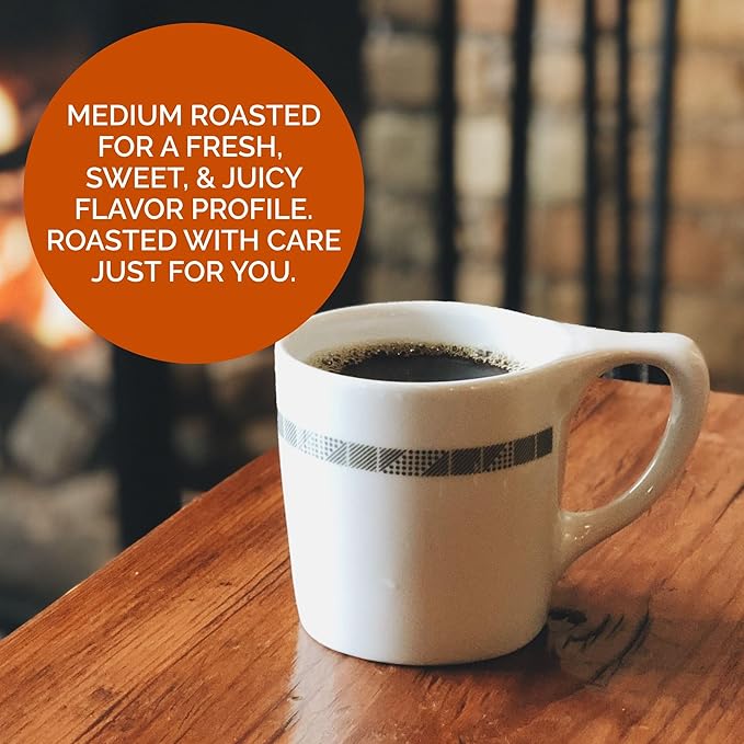 Stone Creek Coffee Medium Roast Ground Coffee ??12 Ounce (Pack of 1) ??Specialty Smooth and Sweet Fresh Roasted Coffee Beans with Fruity/Chocolate Tasting Notes, Cream City