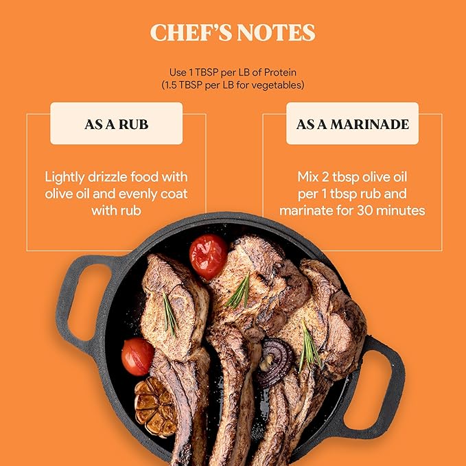 Big Bold BBQ Spice 5oz | Recipe in a Bottle | Premium Blend Spice for Gourmet Cooking | No-Addition Needed, Versatile Culinary Season | Simply Gourmet