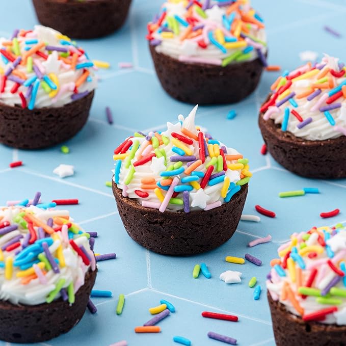 Sweets Indeed, Bulk Sprinkles, 1.3 pounds, Sprinkle Mix, Perfect for Cake Decorations, Baking Ice Cream Cookies Cupcake Topper (Rainbow)