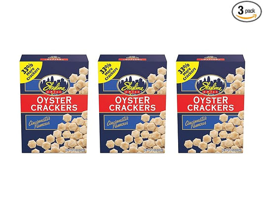 Skyline Chili, Cincinnati's Famous Oyster Crackers, 6 Ounce (Pack of 3)