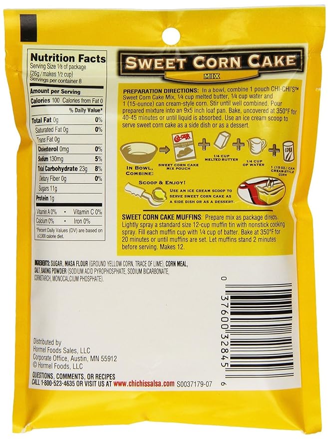 Chi Chis Mix Cake Sweet Corn (Pack of 2)