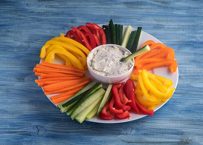 A Blend Above Spring Garden Vegetable Dip Mix, 3 Packs, 1 oz. Each, Makes 16 Ounces, Gluten-Free, No MSG, All Natural, No Preservatives, Vegan Friendly, Keto Friendly, Vegetable Dip, Chip Dip, Low Carb, Easy to Make