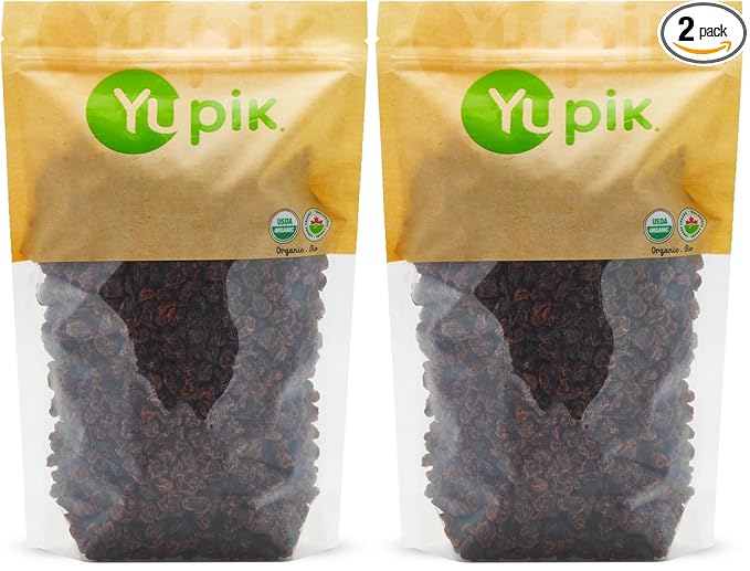 Yupik Raisins, Organic California Flame, 2.2 lb, Non-GMO, Vegan, Gluten-Free (Pack of 2)