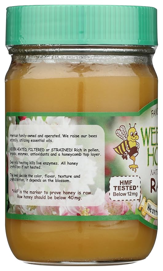 Wee Bee Honey Naturally Raw Honey, 1 Pound