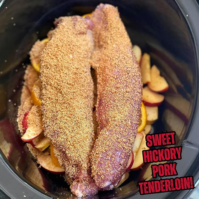 Pork Candy Sweet Hickory Pork Rub Seasoning | Pork Butt Rub, Rib Rub & Chicken Rub | Premium Ingredients | No Artificial Flavors | Runnin Wild Foods, 12 ounces