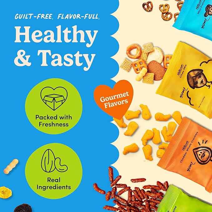 Nuts.com Office Bulk Nut-Free Box - 70 Count Assorted Variety Pack with Pretzels, Cheddar Whales, and Dried Fruit - Healthy Snack Mix for Summer and Care Package Gifts
