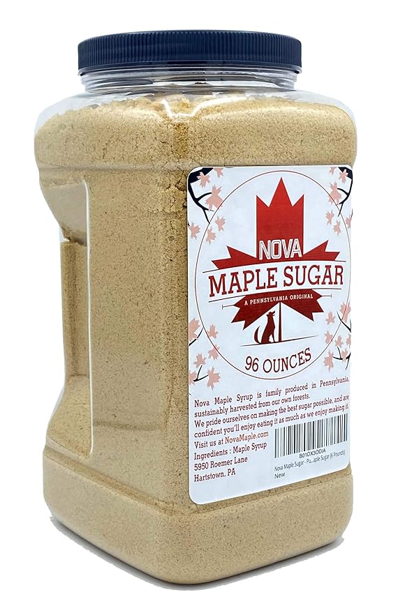 Nova Maple Sugar - Pure Grade-A Maple Sugar (6 Pounds)
