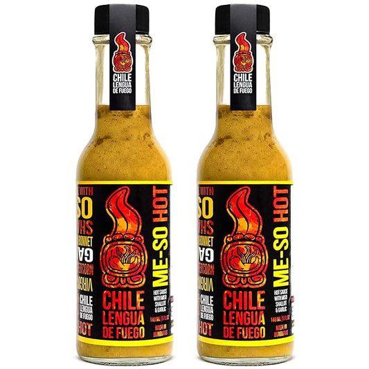 Hot Sauce | Chile Lengua de Fuego (Pack of 2, ME-SO HOT)