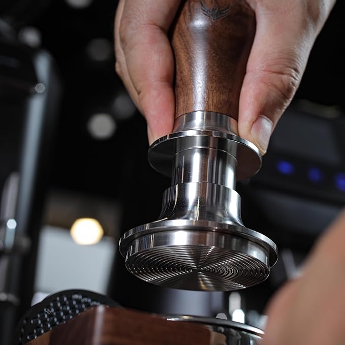 58mm Espresso Tool Kit for E61 Machines ??Naked Portafilter, Spring Tamper, Distributor, Tamping Station & Knock Box | Fits Rocket, ECM, Profitec, Lelit, Quick Mill