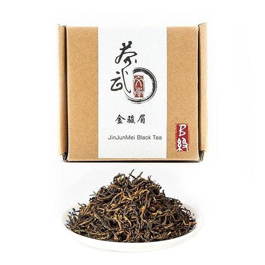 ChaWuWarmSun [B] JinJunMei Black Tea,3.5oz/100g,Loose Leaf,Chinese Hong Cha