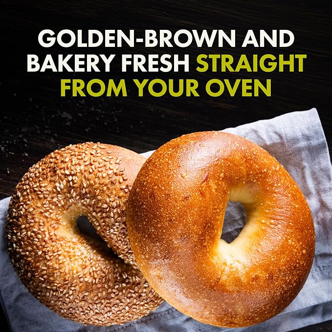 Let???Bake Bread Organic Bagel Baking Mix - Makes Chewy, Golden Bagels at Home - USDA Organic, Non-GMO, No Additives, Easy Home Baking, Artisan-Style Bagels - 17.64 oz (1 Pack)