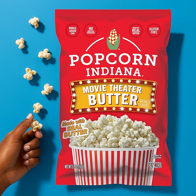 Popcorn Indiana Movie Theater Butter - Family Pack Single 4.75 Oz