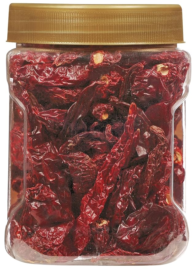 Rani Kashmiri Chilli Whole (Deggi Mirch, Low Heat) 5oz (141g) PET Jar ~ Natural | Salt-Free | Vegan | No Colors | Gluten Friendly | NON-GMO | Kosher | Indian Origin