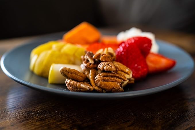 La Nogalera Pecans - Raw pecan nuts, Natural, 5 lbs vacuum sealed bag. They compare to organic, NO SHELL, Non-GMO, No Preservatives, Unpasteurized, Kosher and Halal Certified and Ketogenic Friendly