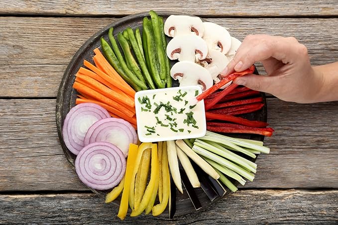 A Blend Above Spring Garden Vegetable Dip Mix, 3 Packs, 1 oz. Each, Makes 16 Ounces, Gluten-Free, No MSG, All Natural, No Preservatives, Vegan Friendly, Keto Friendly, Vegetable Dip, Chip Dip, Low Carb, Easy to Make