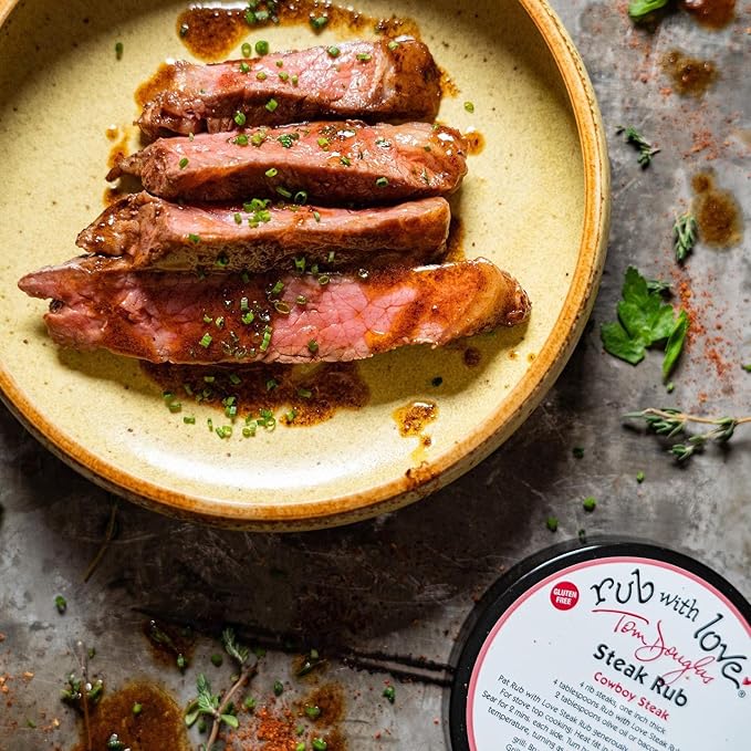 Rub with Love, Ultimate Meat Rubs and Seasonings Gift Set (12 Jars) Grilling and BBQ Spices for Fish, Chicken, Pork, or Steak