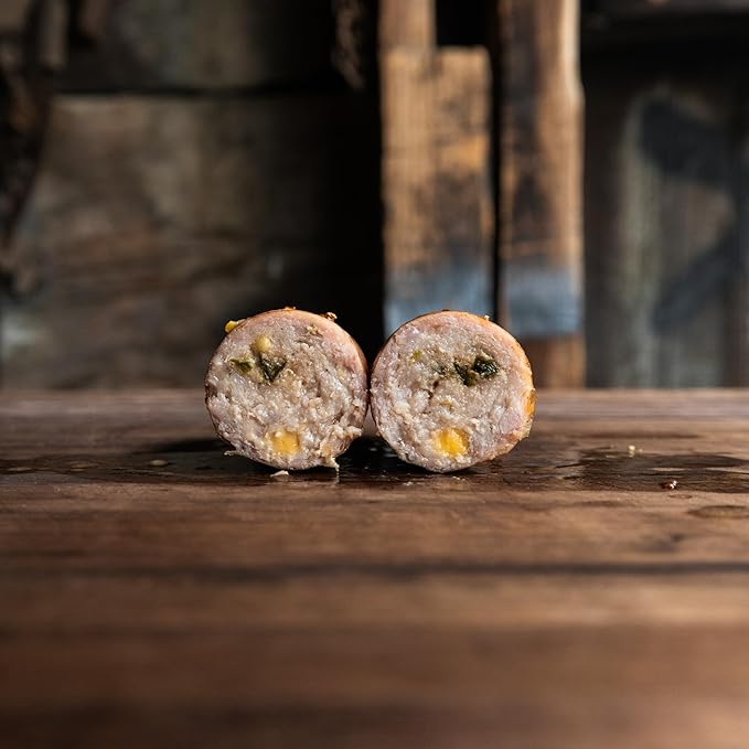 Bearded Butchers High-Temp Cheddar Cheese, Case of 8 (2.5 lb Bags) ??20 lbs Total, Shelf-Stable 1/4-Inch Cubes for Up to 25 lbs of Meat Per Bag, 400째F High-Temperature Cheese ??Perfect for Sausages, Brats, Snack Sticks, Burgers, and More