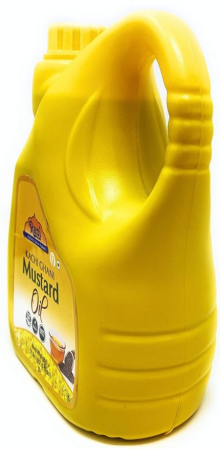 Rani Mustard Oil (Kachi Ghani) 67.6 Ounce (2 Liter) NON-GMO | Gluten Free | Vegan | 100% Natural | Kosher