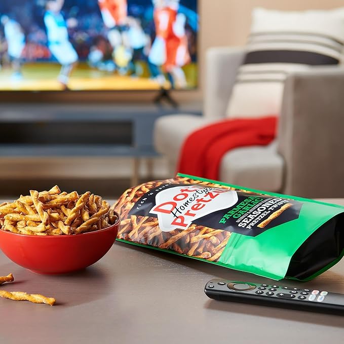 Dot's Pretzels Parmesan Garlic Seasoned Pretzel Twist Snack, 16oz Grocery Sized Bag