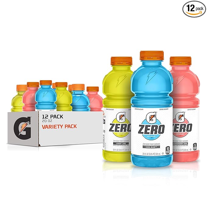 Gatorade Variety Pack Thirst Quencher, 20 Fl Oz Bottles, 12 Pack