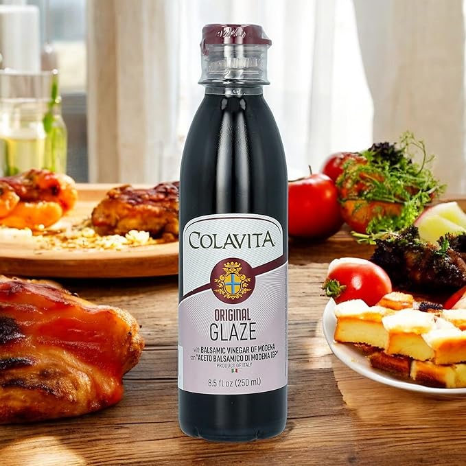 Colavita Balsamic Glaze - Italian Import Squeeze Bottle, Perfect for Enhancing Flavors, 8.5 Fl Oz (Pack of 1)