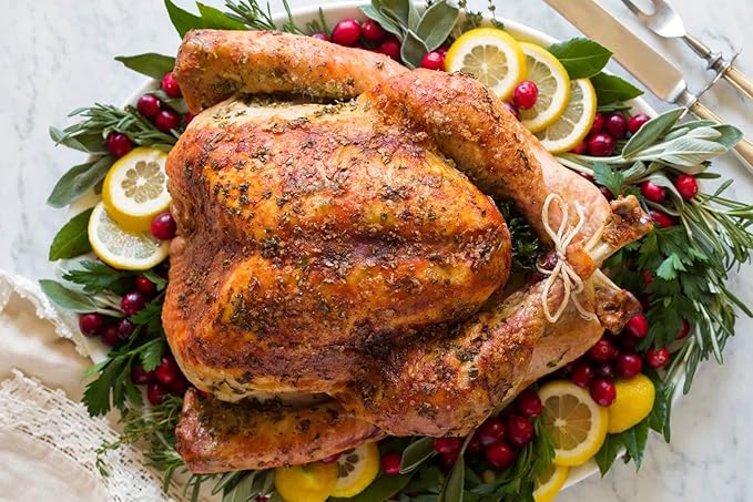 Chairman of the Bird Gourmet Turkey Rub Seasoning ??Citrus-Herb Spice Blend ??Orange, Cranberry, Rosemary, Sage ??Roast, Grill, Smoke ??Natural, Gluten-Free, No Salt - 2oz Fresh-Sealed Pouch in Tin