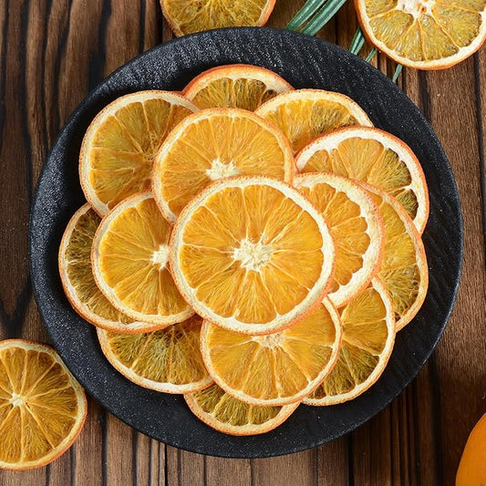Dried Orange Slices,3oz/85g,Dehydrated Orange Slices For Cocktails,100% Natural Fruit No Additives No Sugar Added, Dried Oranges For Cocktails,Cakes, Crafts, Garland ,Healthy Snacks, Simmer Pot, Mandarin Decoration Wheels,Fruit Tea