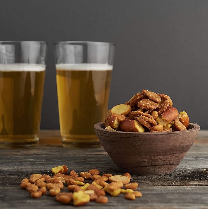 Imperial Mixed Nuts Bar Mix ??32 oz ??Honey Mustard Snack Mix with Sourdough Pretzels, Peanuts, Sesame Chips & Bagel Chips ??Savory & Crunchy Party Snack for Daily Use, Bars, Gatherings (Honey Mustard)