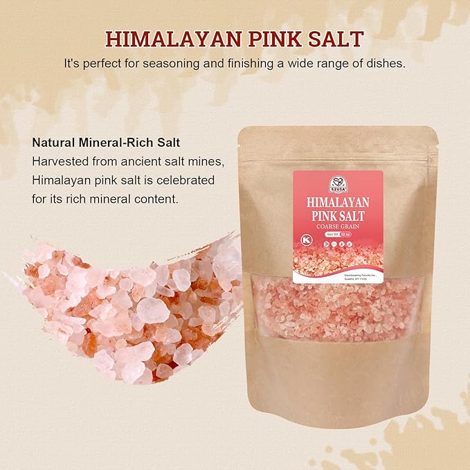 52USA Rainbow Peppercorn Blend 12oz + Himalayan Pink Salt Coarse 2 lb (Pack of 2), Kosher, Packed to Keep Pepper Fresh, Salt and Peppercorns for Grinder Refill
