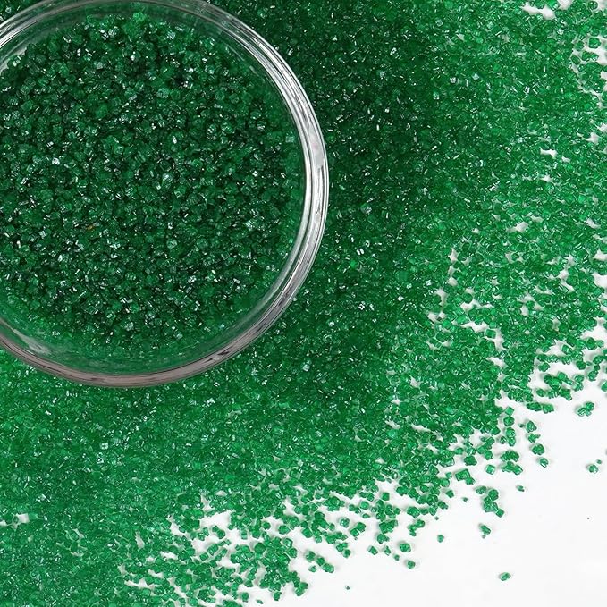 Easter Green, Sanding Sugar Sprinkles, Food Grade, 150g, Green Sprinkles for Cake Decorating, Donut, Cupcake, Ice Cream, Wedding Party Supplies