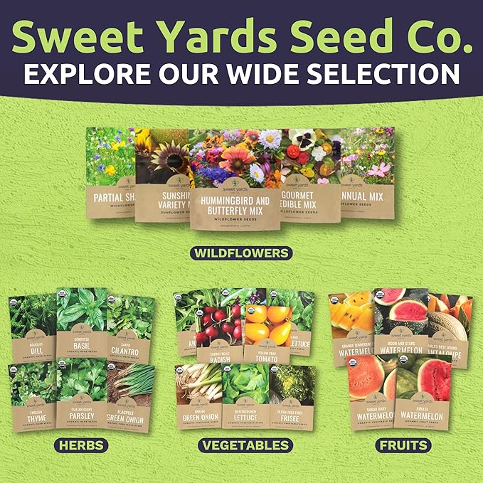 Rocky Mountain Regional Mix - Large 1 Ounce Packet - 25,000 Flower Seeds for Planting - Wildflower Mix