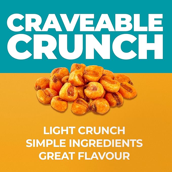 Crunchy Corn Snacks by Zest Delites, Sea Salt Roasted Corn, 0.7oz x 20 Packs, Nuts-Like Crunch, Gluten Free, Vegan, NON-GMO, Healthy Snacks for All Ages, Healthy Alternative to Chips & Crisps