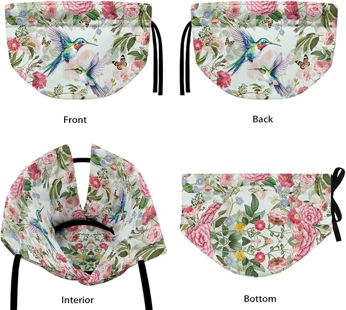 Hummingbird Flower Teapot Cozy for Teapot Tea Pot Dust Cover Teapot Cozies Insulation and Keep Warm Kitchen Accessory for Home Kitchen Office Holiday Party Decor