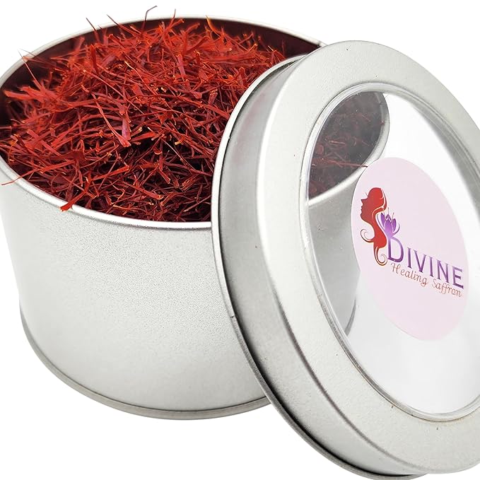 1 oz Saffron super Negain (Premium) Afghanistan All-Red Saffron Spice (Paella, Risotto, tea, Rice, coffee and Golden Milk Super Negin (Spanish All Red Premium (Persian), 28.4 gm (1 0z))