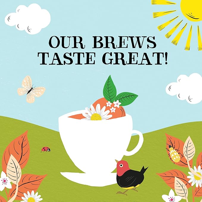 Clipper Tea Chamomile & Peach Teabags ??USDA Organic, Great Hot or Iced ??Natural, Fair & Delicious Fruity Chamomile & Peach Infusion ??50 Tea Bags