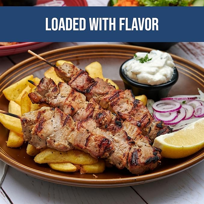 Flavor Seed It's Greek To Me, Organic Greek Seasoning Blend, Gyro & Tzatziki Seasoning, Kebab, Carnivore & Keto Friendly, Mediterranean Diet, Non GMO, Preservative Free, Kosher, 5 oz Resealable Bag