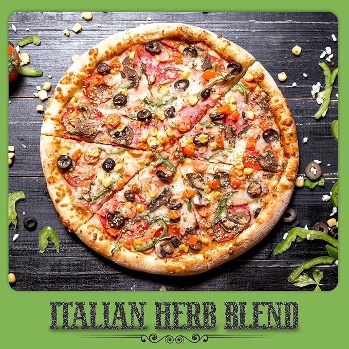 Fresh Finest Italian Mediterranean Herb & Spice Blend - 2.89oz | Gourmet Seasoning for Pasta, Pizza, Meats, and More, Kosher, All-Natural, Non-GMO