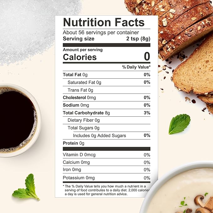 My Normal Keto Powdered Allulose 16oz - Allulose, Monk Fruit & Stevia Blend, 99.8% Allulose, 1:1 Sugar Substitute, Non GMO, Gluten Free, Zero Calorie Sweetener - 0g Net Carb, No Sugar
