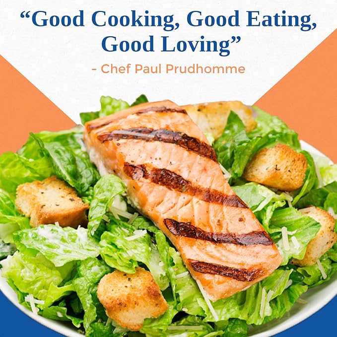 Chef Paul Magic Seasonings Blends Salmon Magic | Salmon Seasoning with Herbs & Spices | Seafood Seasoning for Cooking | Fish Seasoning Blend | Kosher & Halal Certified | 24 oz (Pack of 2)