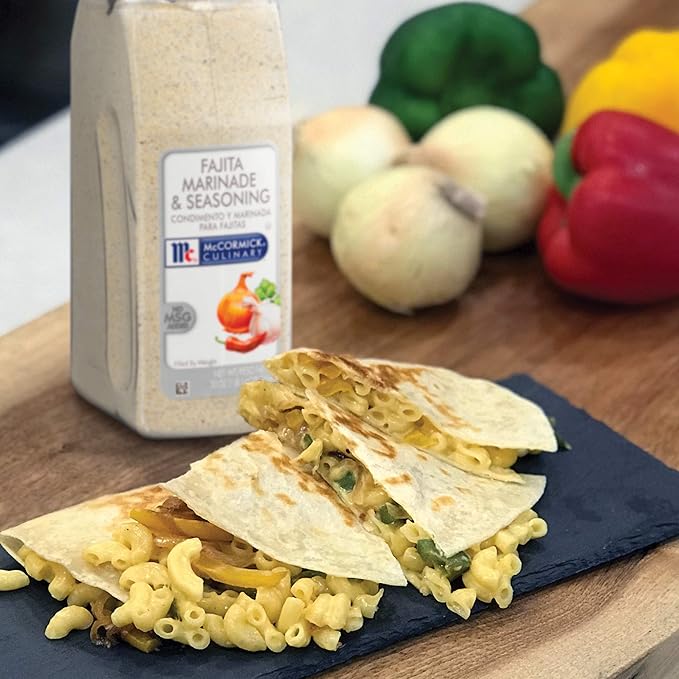 McCormick Culinary Fajita Marinade & Seasoning, 30 oz - One 30 Ounce Container of Fajita Seasoning Mix, Great on Meats and Latin-Inspired Flavors