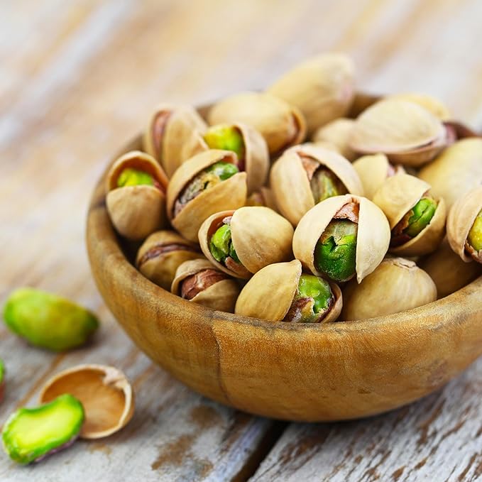 Yupik Organic Dry Roasted Salted Pistachios, In Shell, 2.2 lb (35.2 oz), Gluten-Free, Kosher, Non-GMO, Vegan, Crunchy Nuts, Lightly Salted, Oil-Free, Source of Fiber, Protein Nuts, Healthy Snacks