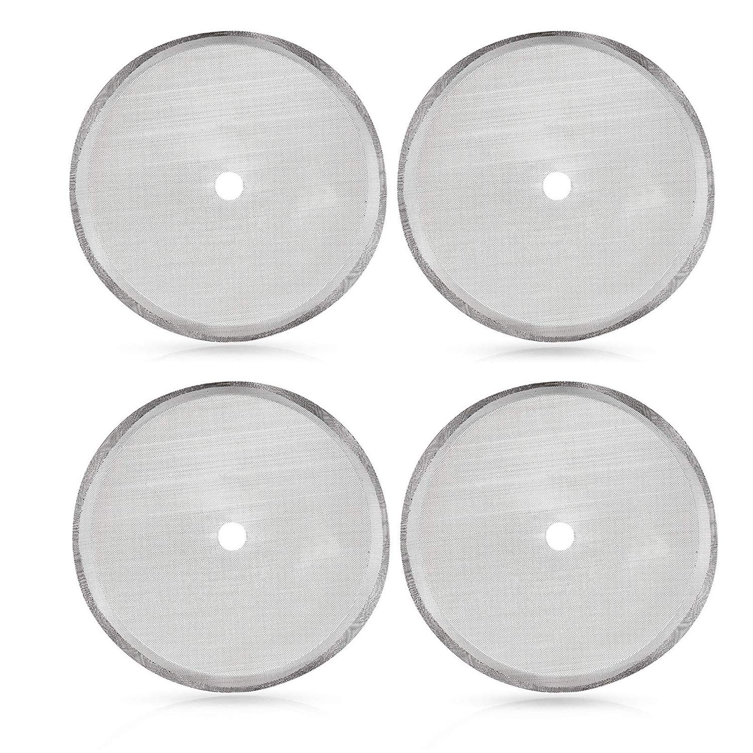 Secura French Press Replacement Screens, Stainless Steel Reusable Mesh Filter for 17 Ounce/12