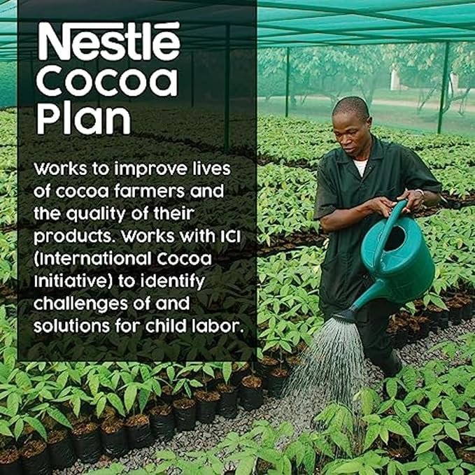 Nestle Hot Chocolate Packets, Hot Cocoa Mix, Rich Chocolate Flavor, Made with Real Cocoa, 0.71 oz, Bulk Pack (50 Count)